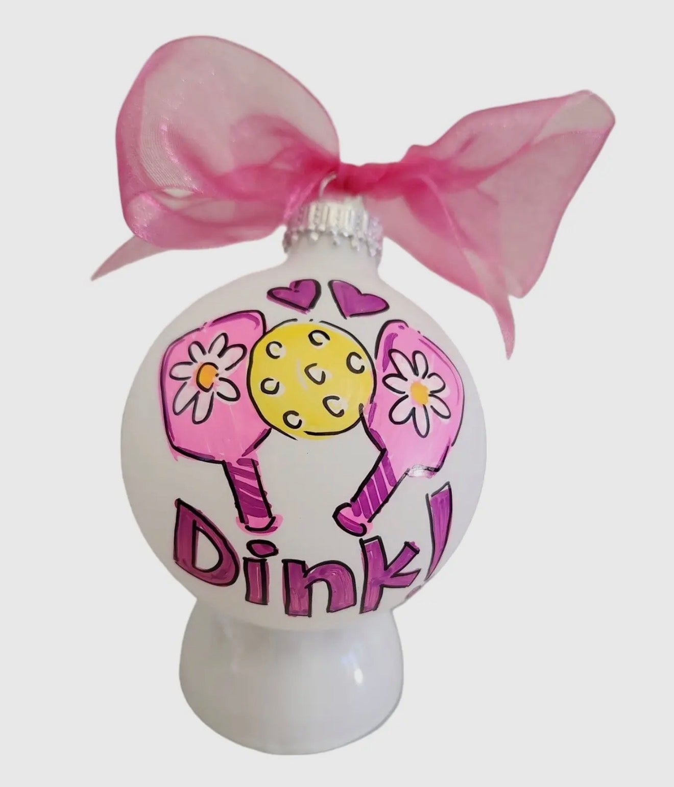 Pickleball tree ornament