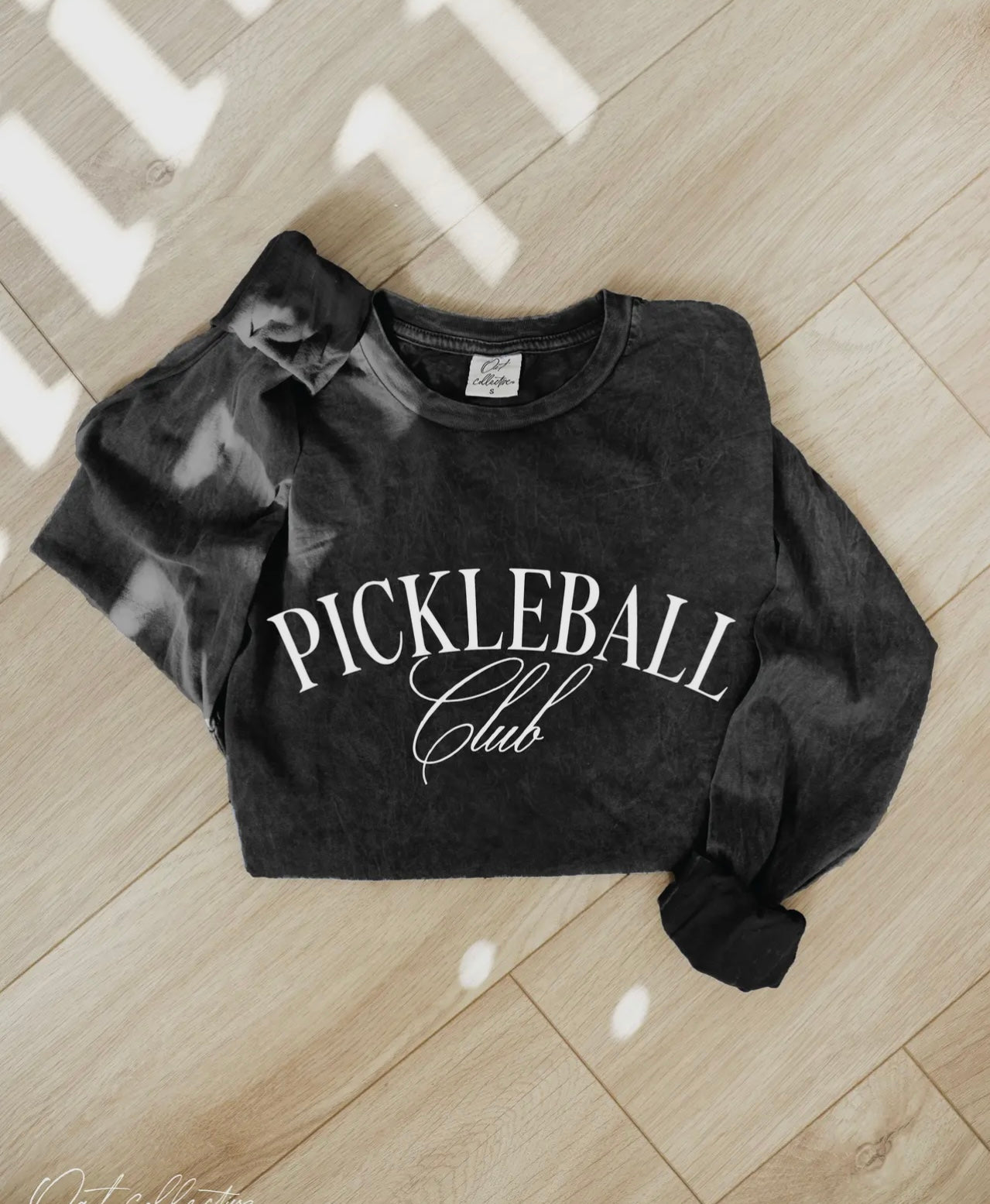 Pickleball Club Long sleeve Mineral washed