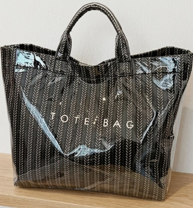 Tote Bag black feather