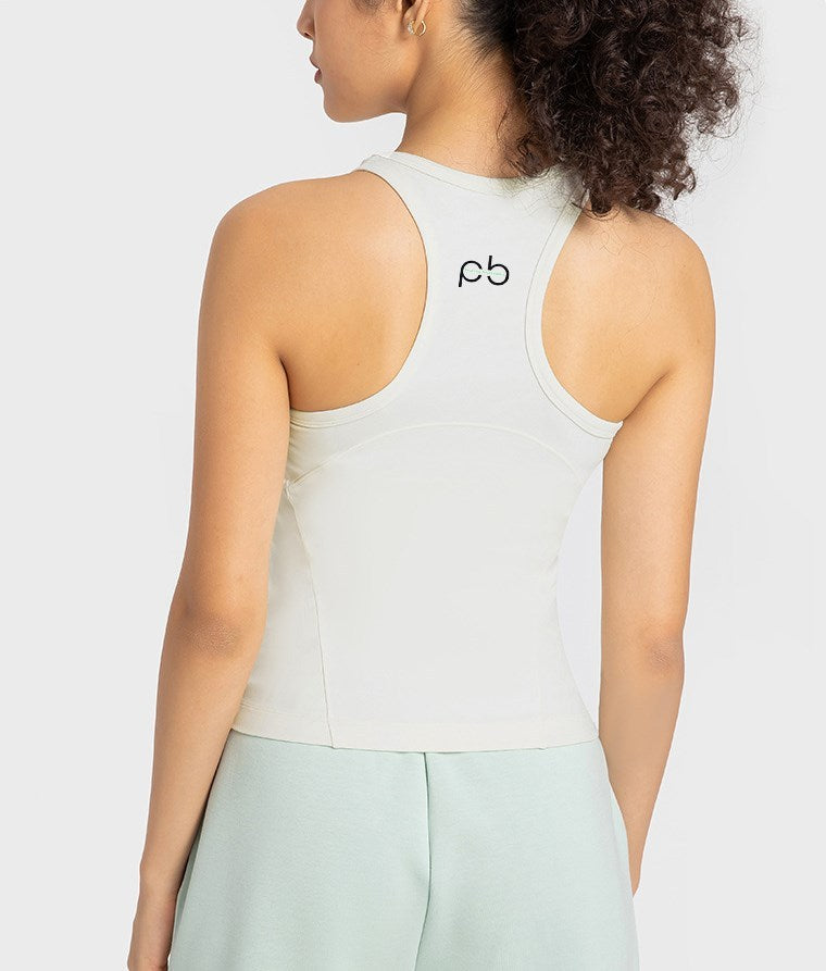 Women's Just Dink it Racerback Cream
