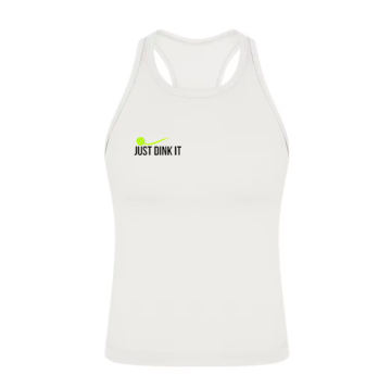 Women's Just Dink it Racerback Cream