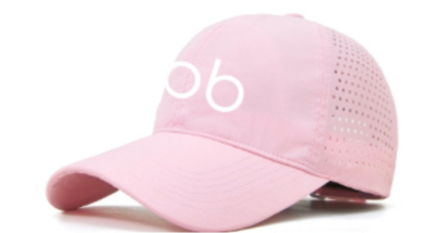 Pink with white pb logo Hat