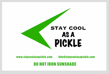 Stay Cool As A Pickle Sunshade Solution Black color