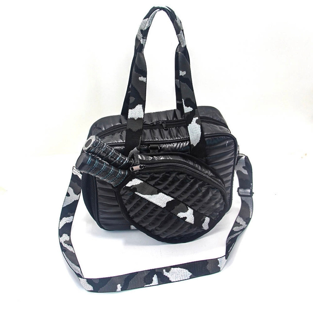 Fashionable Pickleball Bag Black camo