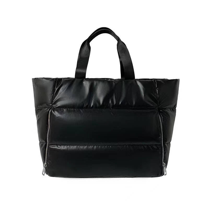 Black Puffer Tote