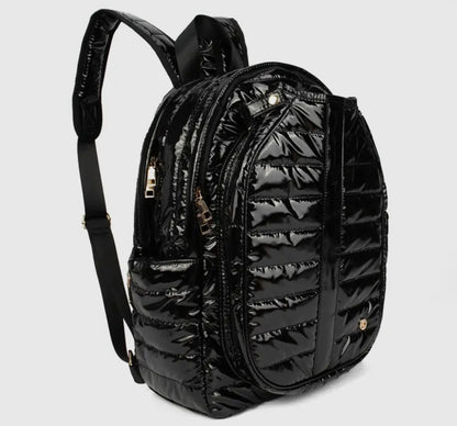 Black Glossy Pickleball backpack bag