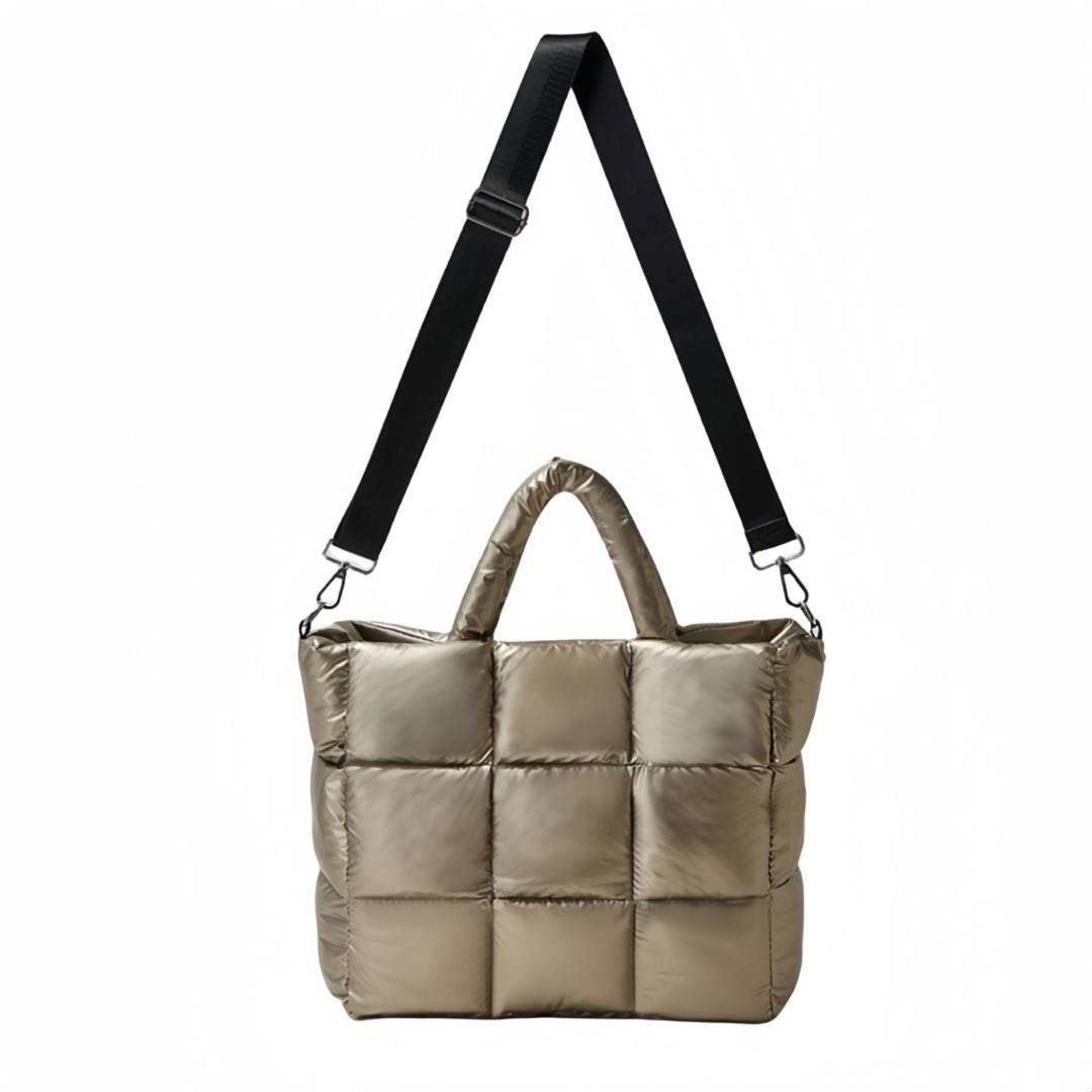 Bronze Puffy Tote