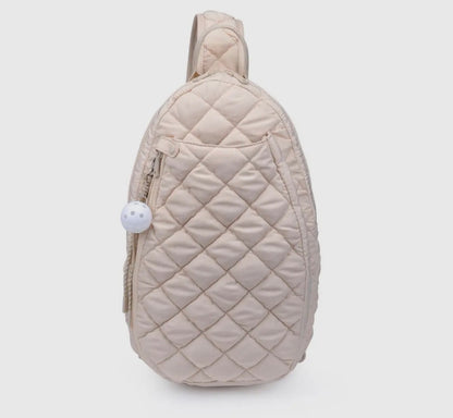 Match point Sling pickleball bag cream color