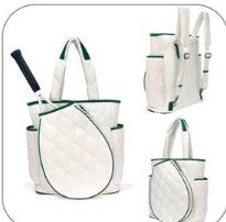 Tennis white & green backpack Tote bag