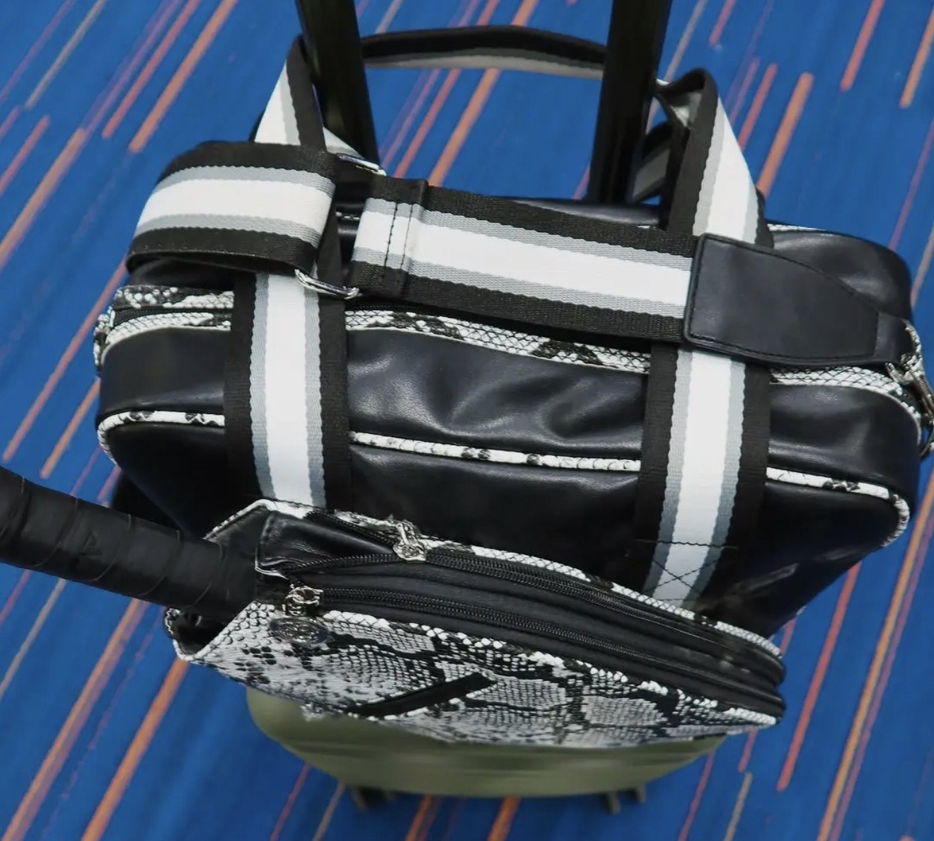 New Snakeskin pb Pickleball Tote Style bag