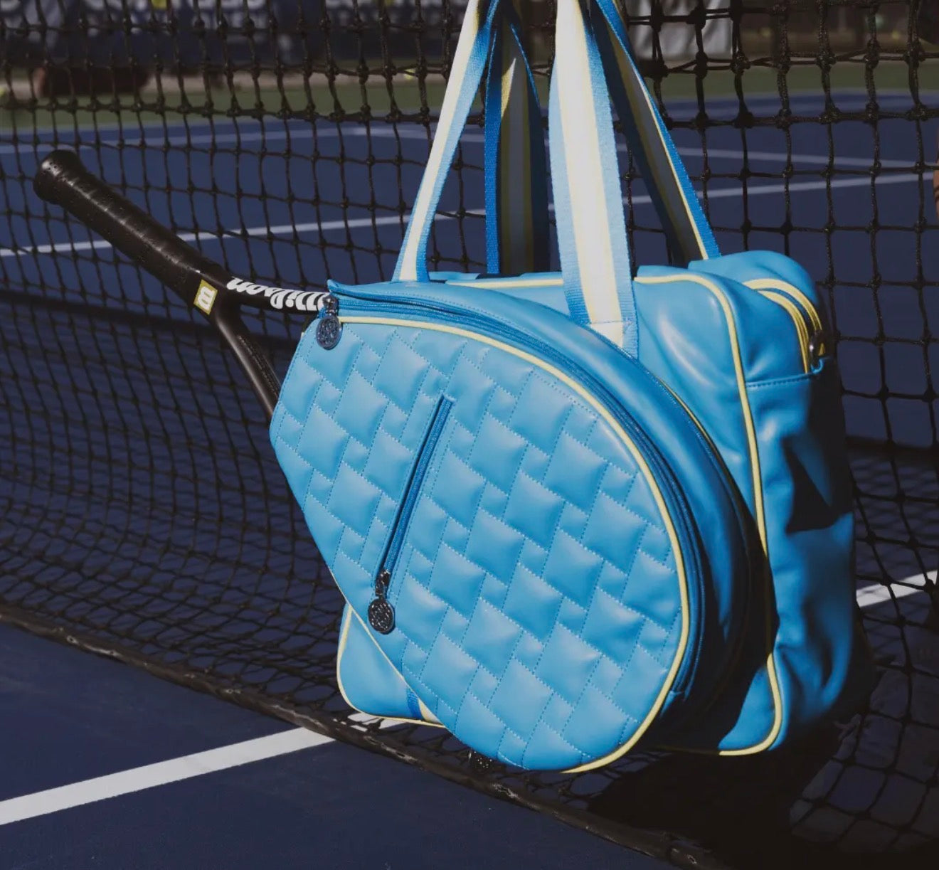 New Tennis Tote bag Aqua blue