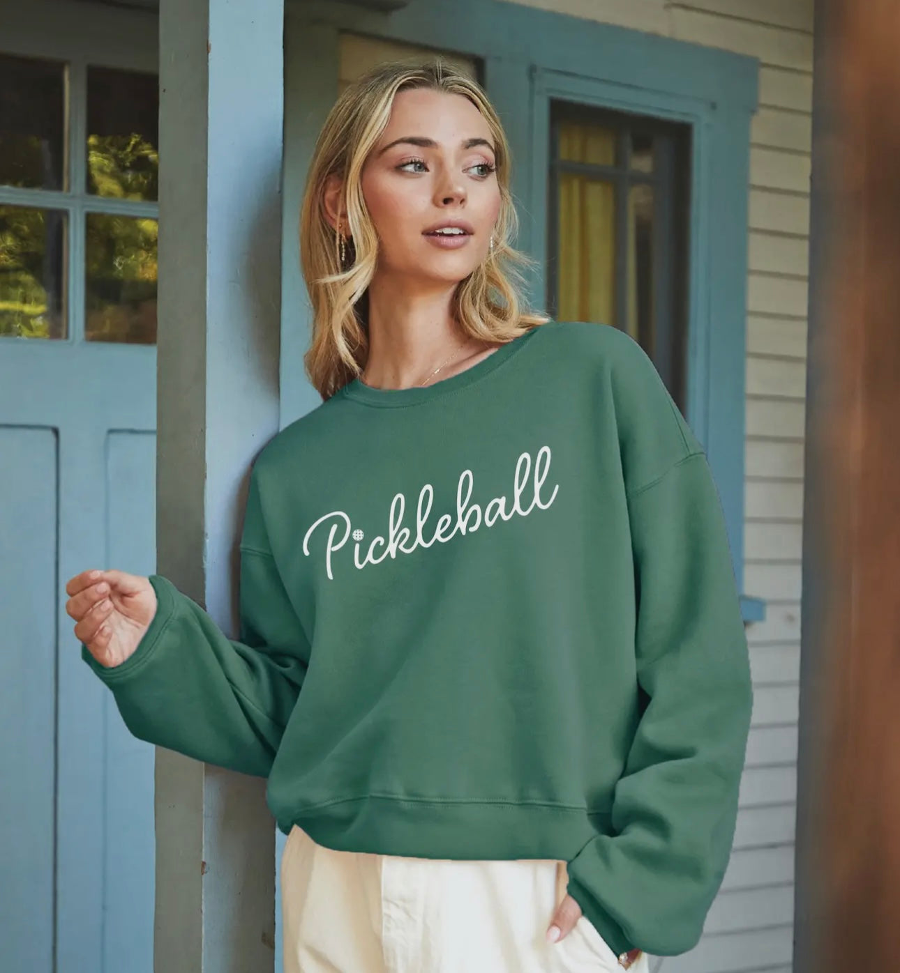 Pickleball Sweatshirt Green