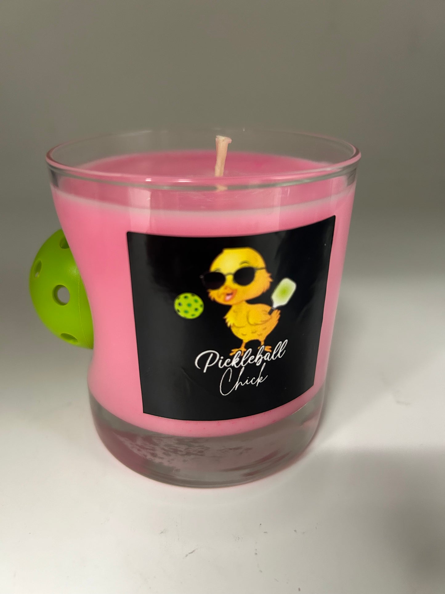 Pickleball Rocks Glass & Stemless Wine Glass Candle 16 oz