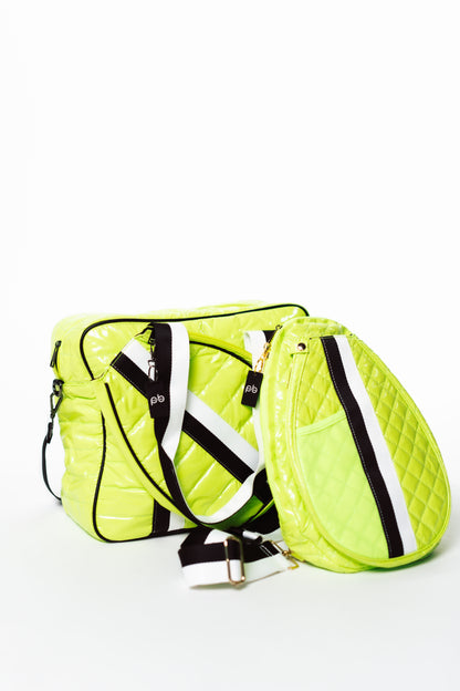 New meet the Pickler Glossy Puffer Pickleball bag