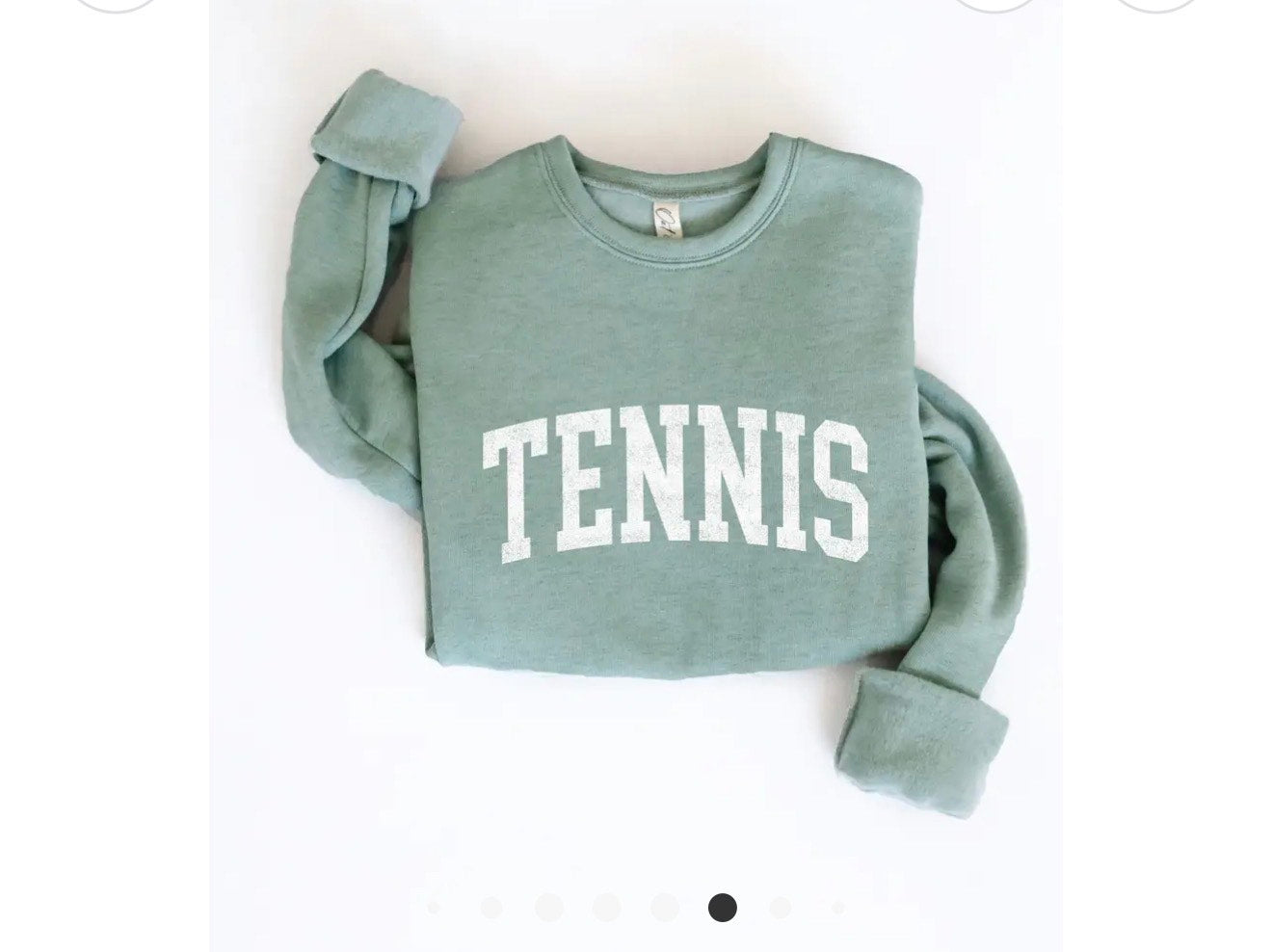 Tennis Sweatshirt Sage