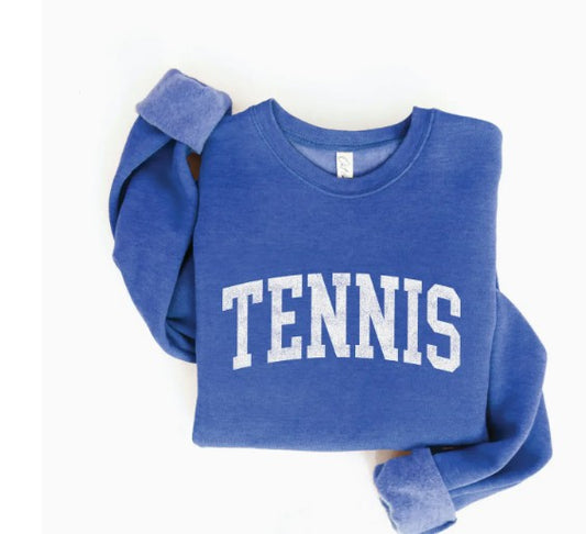 Tennis Sweatshirt Blue