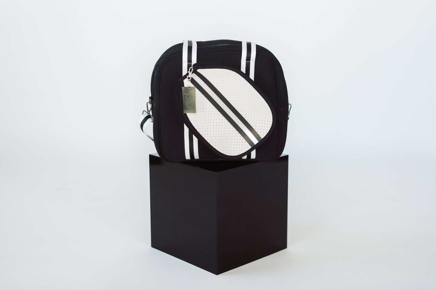 Black and white Pickleball Bag