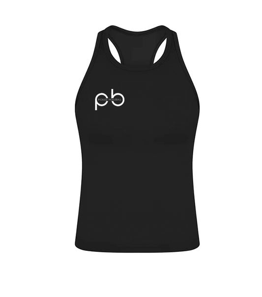 New "pb" logo athletic Racer back Tank