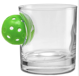 Custom Pickleball Candle Monogrammed Rocks Glass